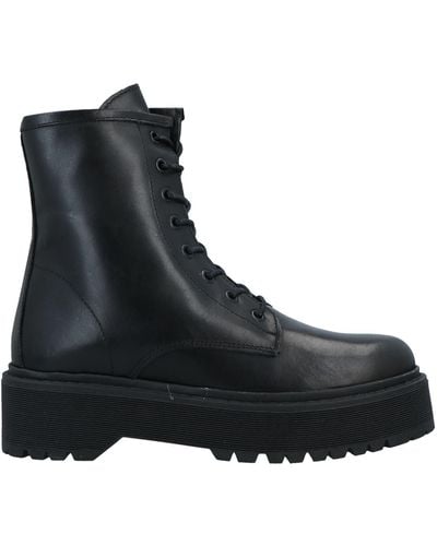Lea-Gu Ankle Boots Calfskin - Black