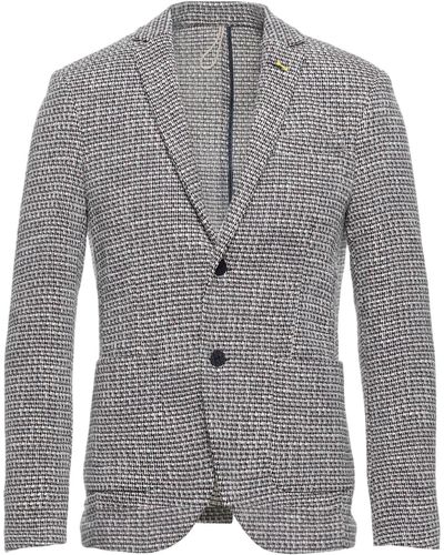 Officina 36 Suit Jacket - Gray