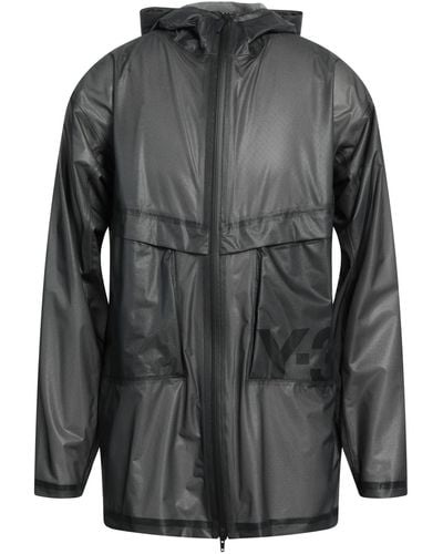 Y-3 Overcoat & Trench Coat - Gray