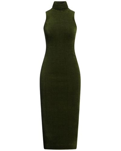 Alexandre Vauthier Midi Dress Viscose, Polyamide - Green