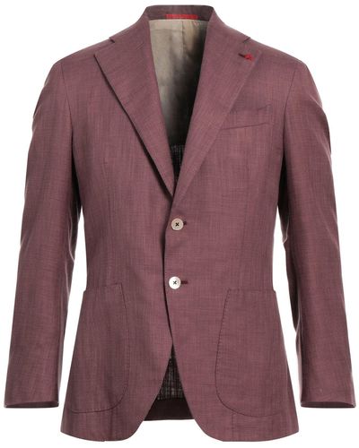 Isaia Suit Jacket - Purple