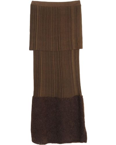 2 Moncler 1952 Maxi Skirt - Brown