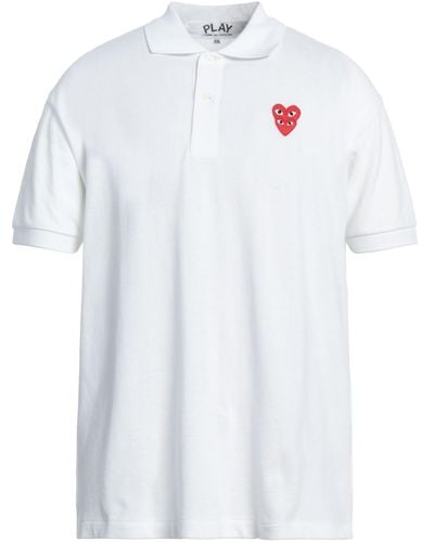 COMME DES GARÇONS PLAY Polo Shirt - White