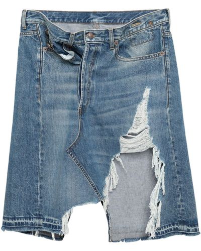 R13 Denim Skirt - Blue