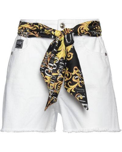 Versace Jeans Couture Jeansshorts - Weiß