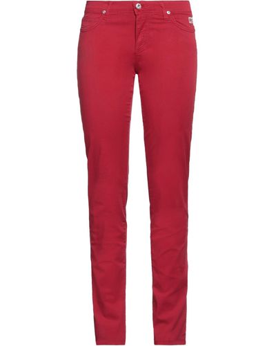 Roy Rogers Brick Pants Cotton, Lycra - Red