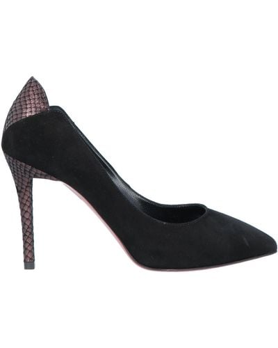 Couture Court Shoes - Black