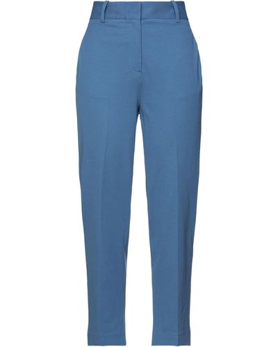 Circolo 1901 Cropped Pants - Blue