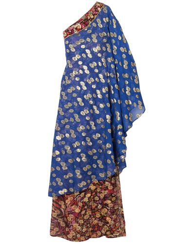 Dundas Maxi-Kleid - Blau