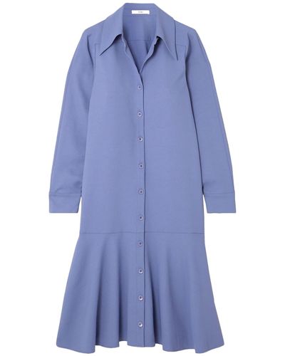 Tibi Midi-Kleid - Blau