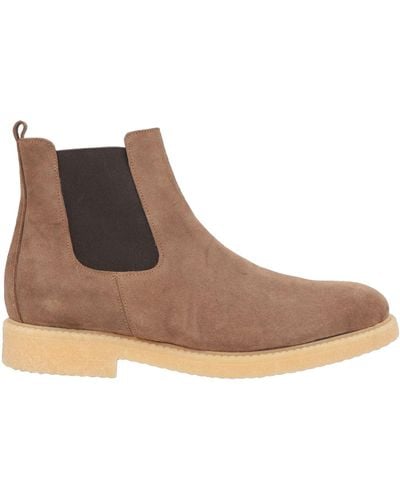 Stilosophy Sand Ankle Boots Soft Leather - Brown