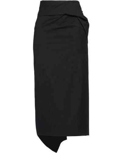 Dries Van Noten Midi Skirt - Black