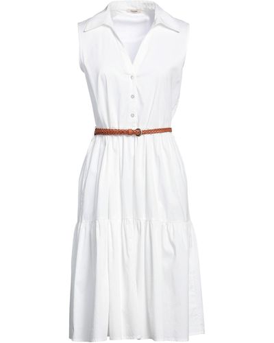 Fracomina Midi Dress - White