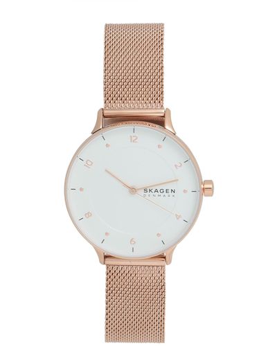 Skagen Montre de poignet - Blanc