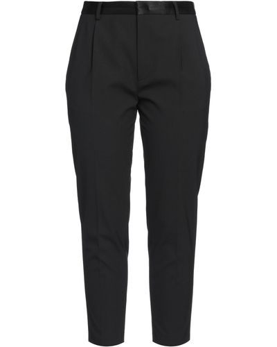 Dondup Trousers Polyester, Viscose, Elastane - Black