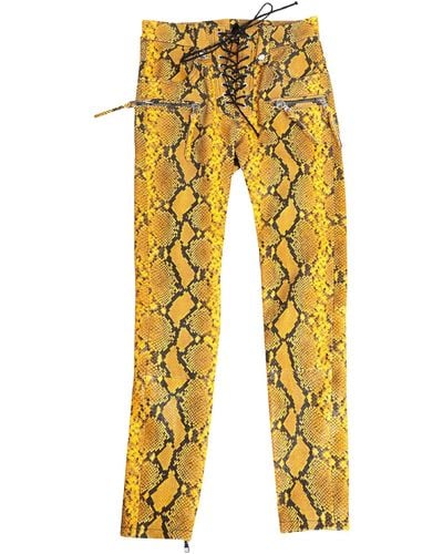 Unravel Project Trouser - Yellow