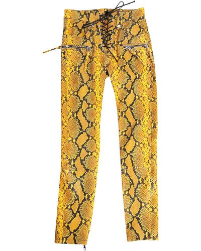 Unravel Project Pantalone - Giallo