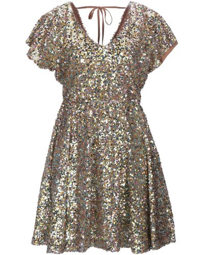 Relish Mini Dress - Metallic