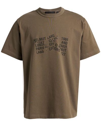 Helmut Lang T-shirt - Green