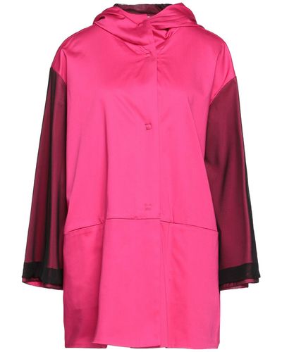 Shirtaporter Overcoat & Trench Coat - Pink