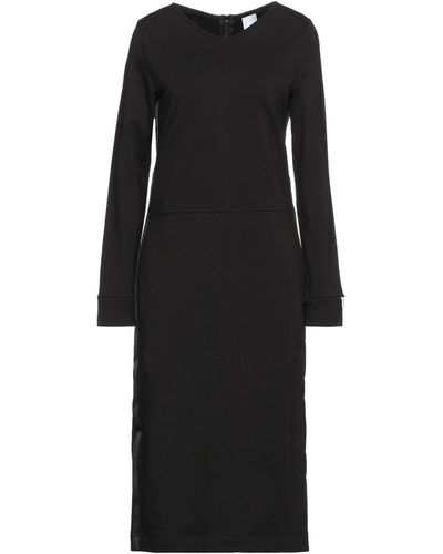 NOUMENO CONCEPT Midi Dress Cotton, Elastane - Black