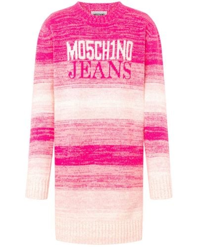 Moschino Jeans Minivestido - Rosa