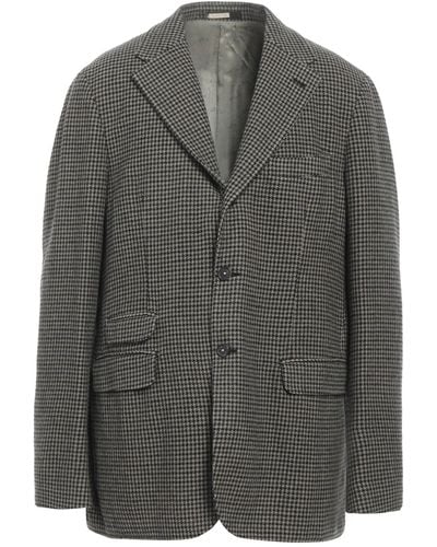 Massimo Alba Military Blazer Wool, Cotton, Polyamide - Gray