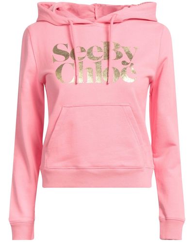 See By Chloé Sweatshirt Cotton, Elastane - Pink