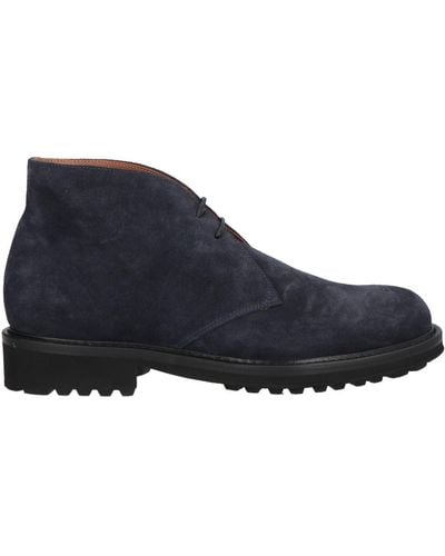 Doucal's Ankle Boots Leather - Blue