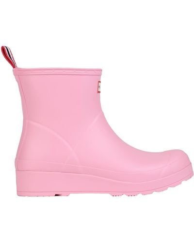 HUNTER Ankle Boots - Pink