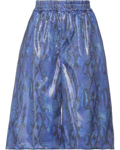 MSGM Cropped Trousers - Blue