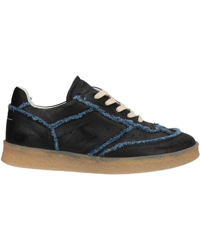 MM6 by Maison Martin Margiela Leather Trainer - Blue