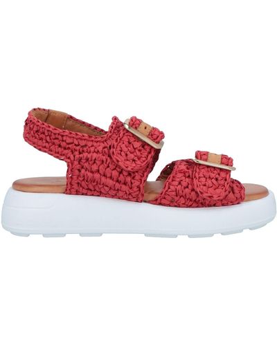 Divine Follie Sandals - Red