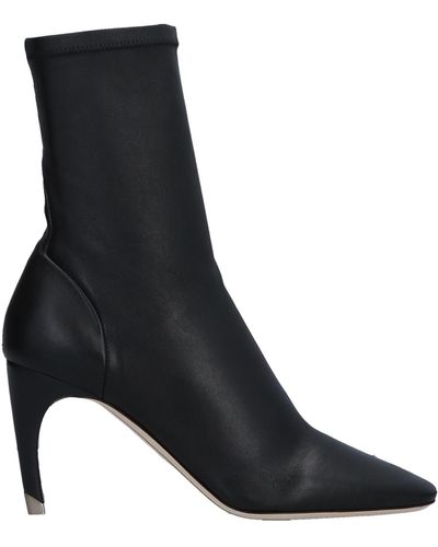 Nina Ricci Ankle Boots Soft Leather - Black