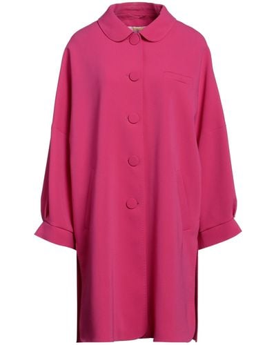 Maison Common Overcoat & Trench Coat - Pink