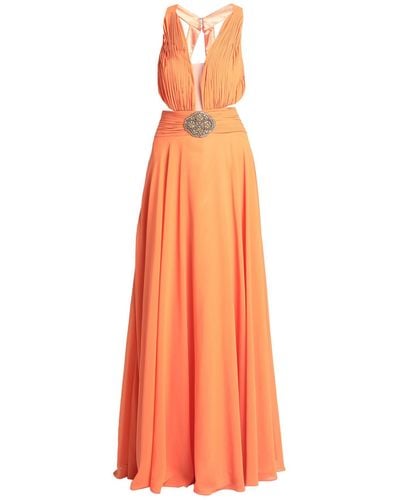 Forever Unique Maxi-Kleid - Orange