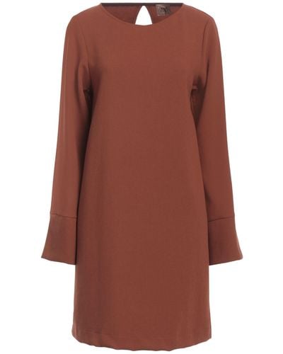 MÊME ROAD Mini Dress - Brown