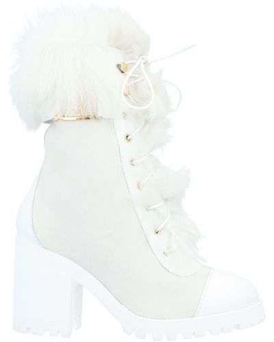 Alberta Ferretti Ankle Boots - White