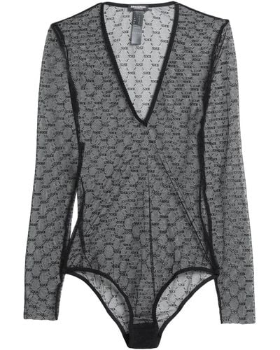 DSquared² Lingerie Bodysuit - Grey