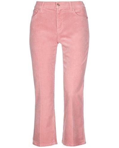 7 For All Mankind Trousers - Pink