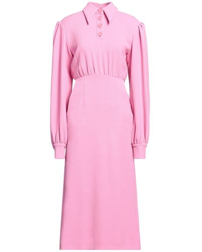 ROWEN ROSE Midi Dress - Pink
