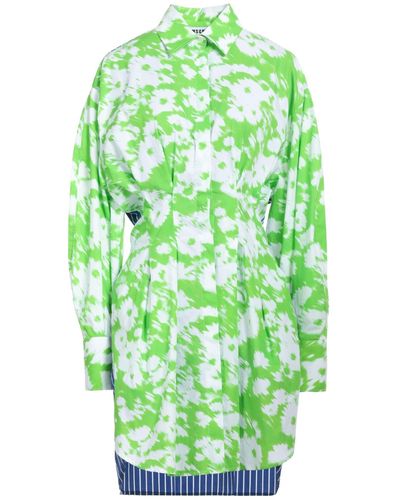 MSGM Robe courte - Vert