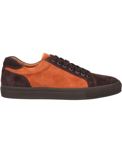 BOTTI 1913 Dark Sneakers Soft Leather - Brown