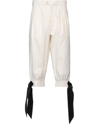 Maison Margiela Cropped Trousers - White