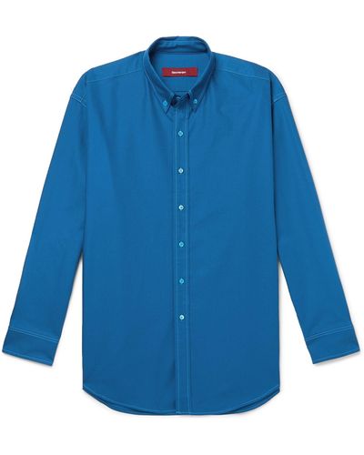 Sies Marjan Bright Shirt Cotton, Elastane - Blue