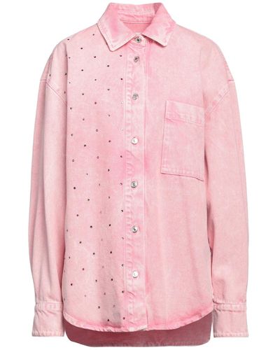 MSGM Denim Shirt - Pink