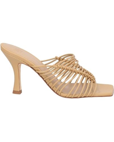 Erika Cavallini Semi Couture Sandals - Natural