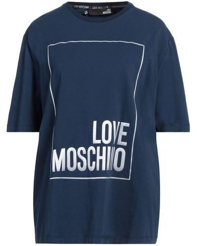 Love Moschino T-shirts - Blau