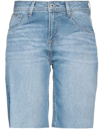 Pepe Jeans Denim Shorts - Blue