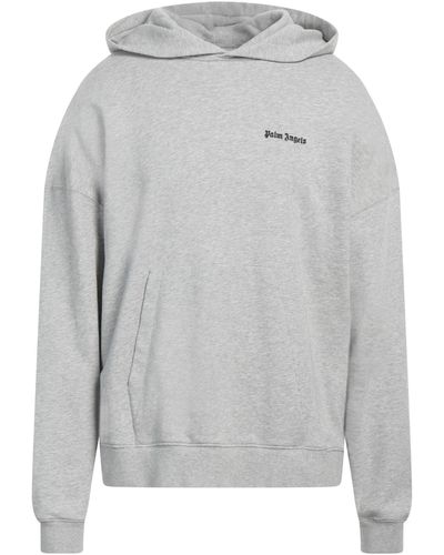 Palm Angels Light Sweatshirt Cotton, Elastane, Polyester - Grey